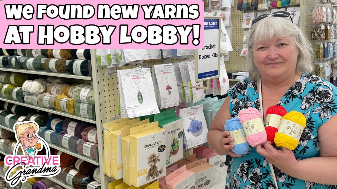 NEW Hobby Lobby Beginner Bee Yarn - Yarn Tour  #hobbylobby
