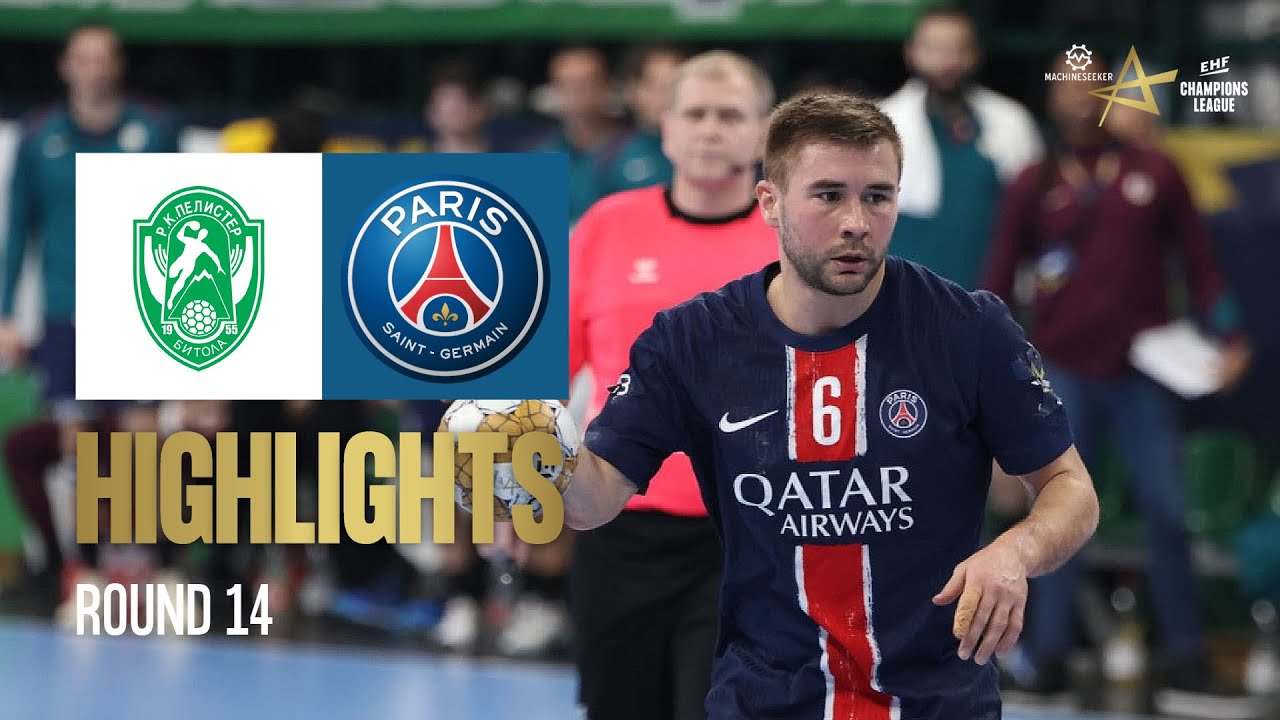 HC Eurofarm Pelister 🆚 PSG Handball | Round 14 | Machineseeker EHF Champions League 2024/25