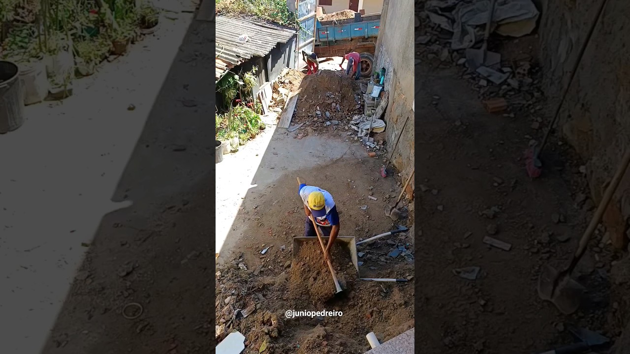 retirando entulho #pedreiro #reforma #contru&ccedil;ao