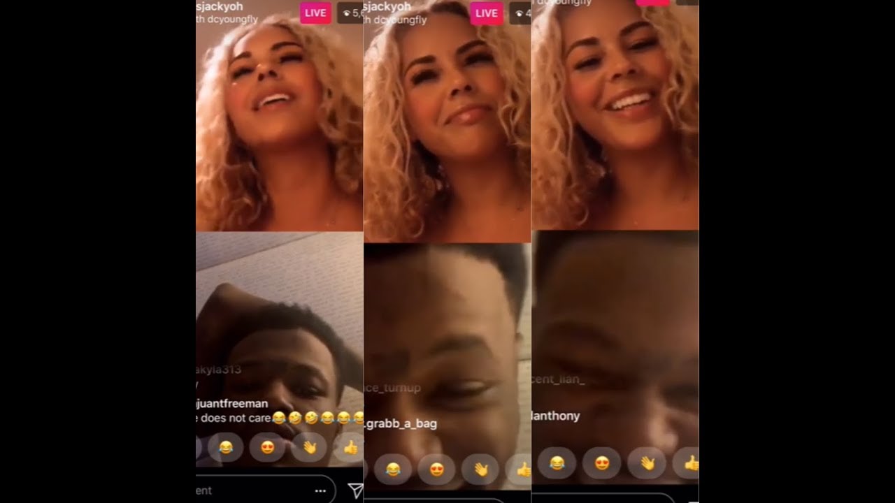 DCYOUNGFLY & GIRLFRIEND MSJACKYOH TALK MORE KIDS,MARRIAGE,S.3.X LIFE ECT. ON IG LIVE