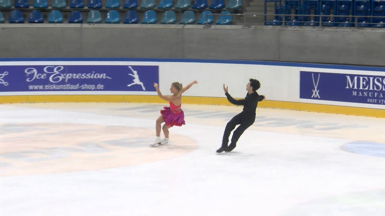 ISU 2014 Jr Grand Prix Dresden Short Dance Valentina GABUSI / Nik MIRZAKHANI ITA