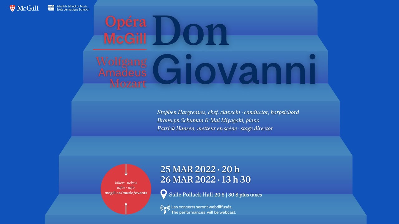 Opera McGill | Don Giovanni - March 26, 2022