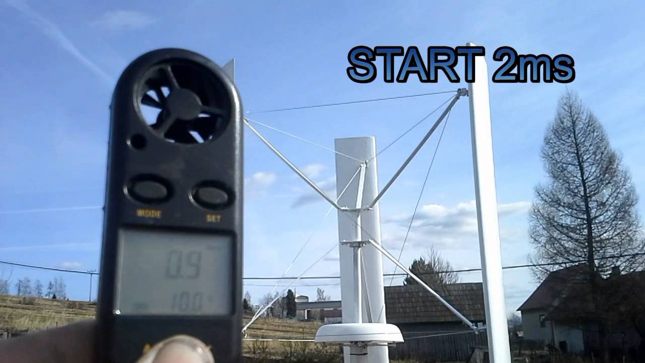 DIY VAWT wind turbine generator 2016