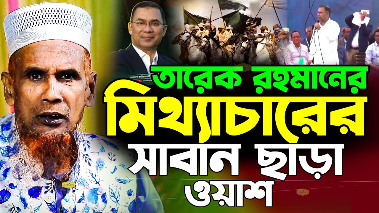 তারেক রহমানের মিথ্যাচারের কঠিন জবাব দিলেন মাওলানা বাচ্চু আনসারী new Al Hikmah Tv Waz 2026