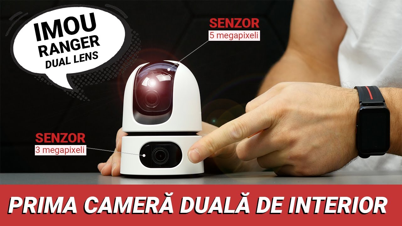 IMOU RANGER DUAL filmeaza simultan cu doua camere in acelasi timp