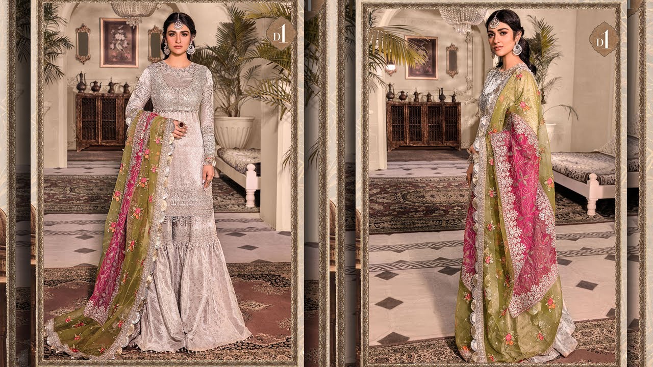 Maria B Embroidered Collection 2023 | Code D1