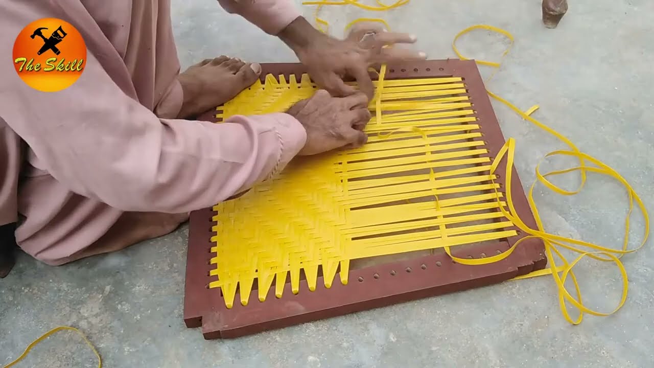 Cane Weaving Chair Back Side | Kursi bunny ka tariqa | Cleanux Craft And Restoration