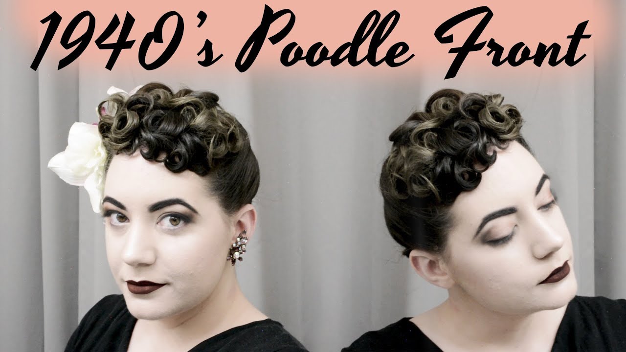 1940's Half Poodle Hairstyle With Bangs - How I Poodle