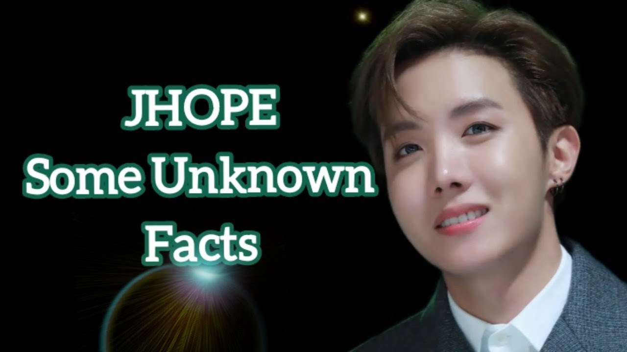 JHOPE Some Unknown Facts 🥰