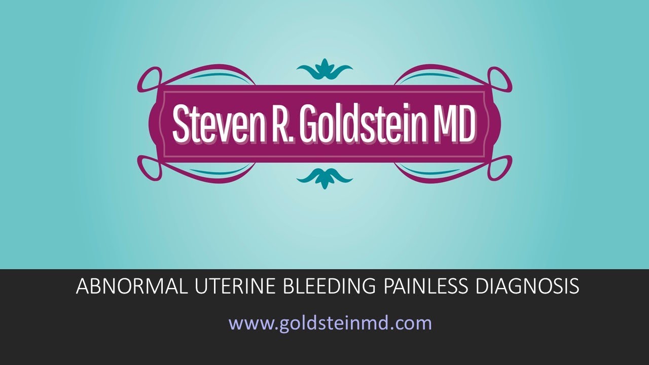 Gynecologist in NYC for Abnormal Uterine Bleeding explains Sonohysterograms