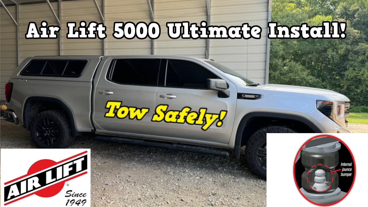2023 GMC Sierra 1500 Air Bag Install - Air Lift 5000 Ultimate Kit Tutorial