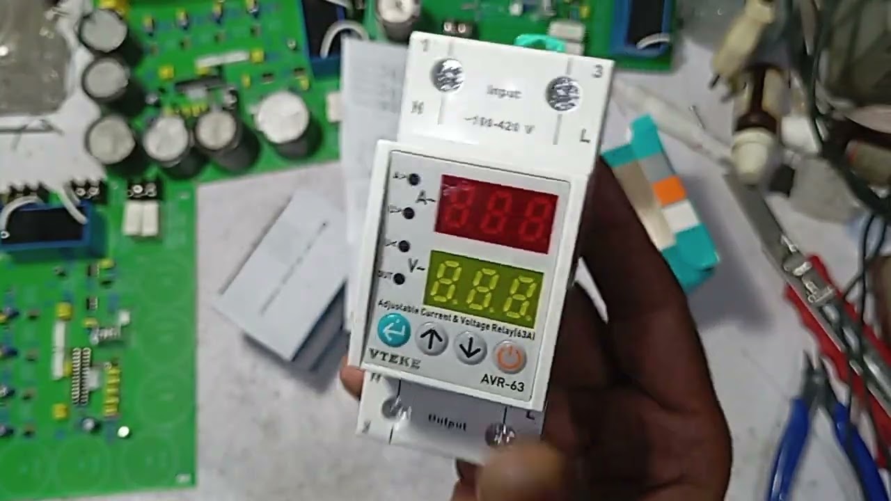 Adjustable over and under voltage and ampere, current protection device,for home | Voltage protector