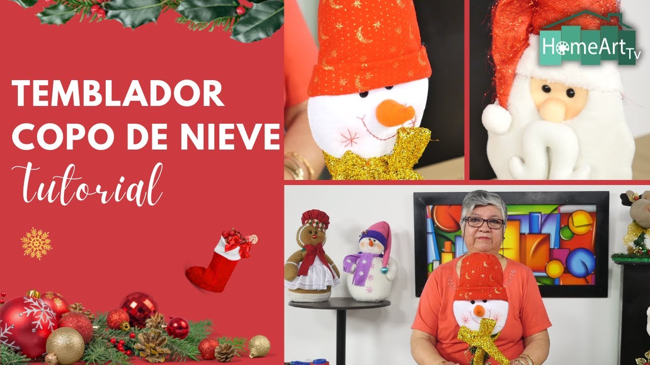Temblador Copo de nieve - HomeArtTv producido por Juan Gonzalo Angel Restrepo