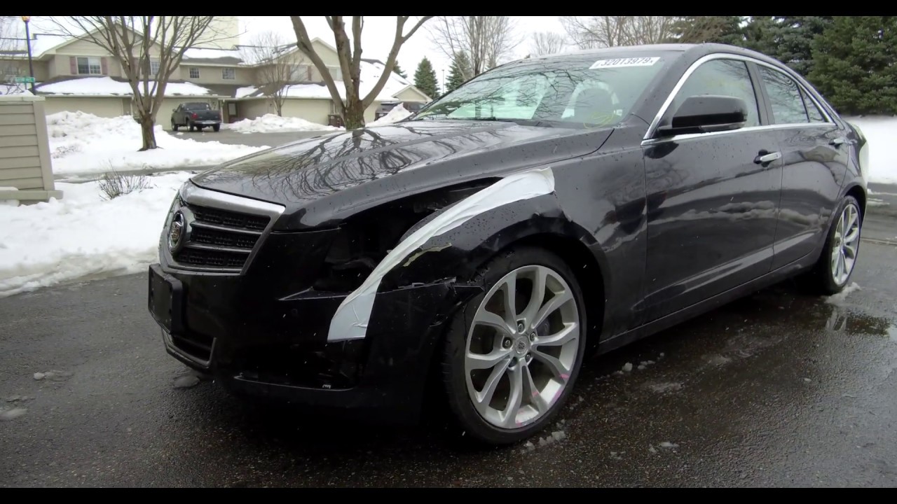 I bought SALVAGE car from Copart: Cadillac ATS
