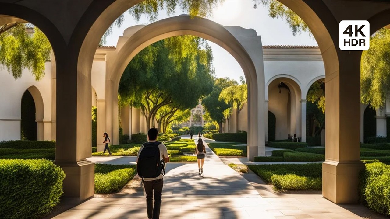 🇺🇸 Caltech Walking Tour · 4K HDR