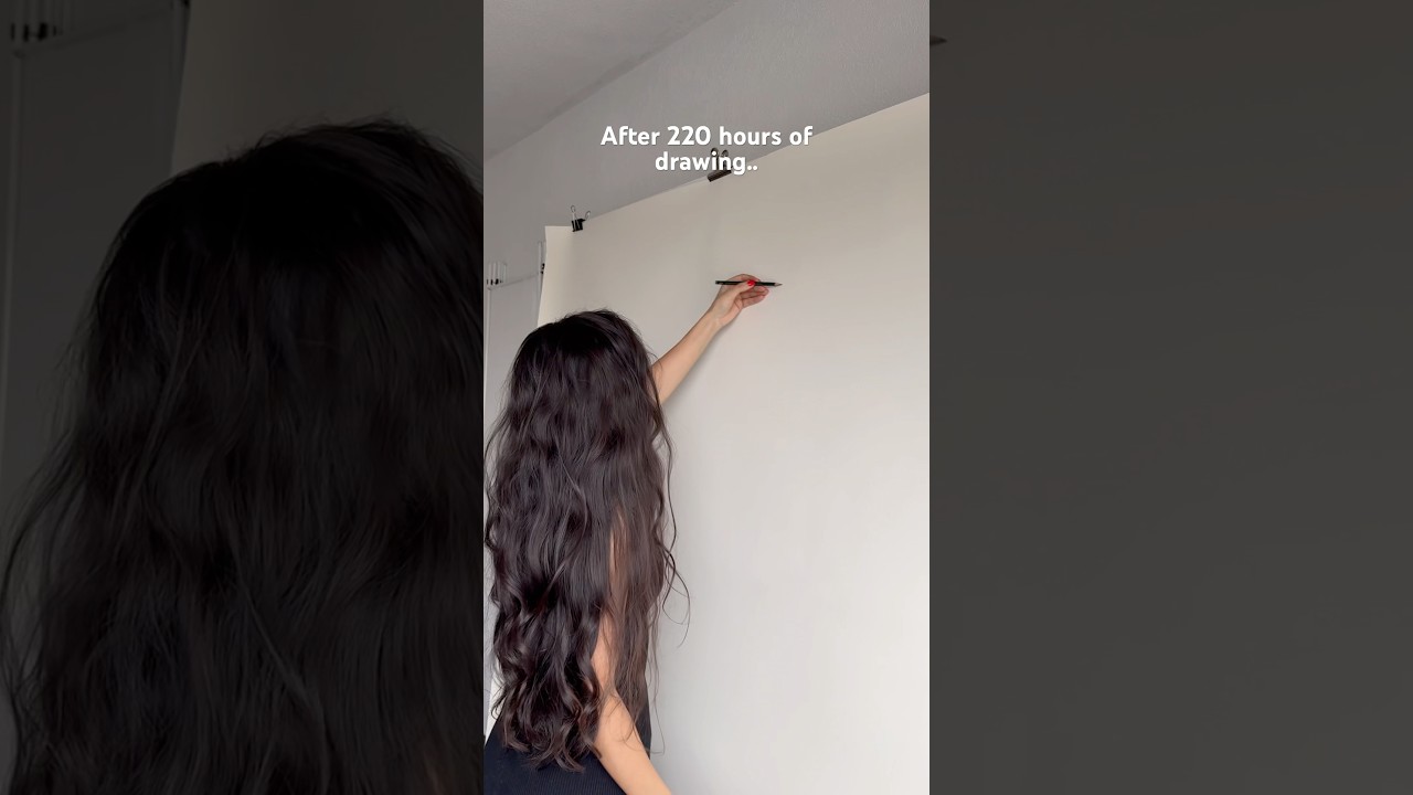 220 hours of drawing my self-portrait, what do you think? #artbyoums #art #drawing #pencildrawing l