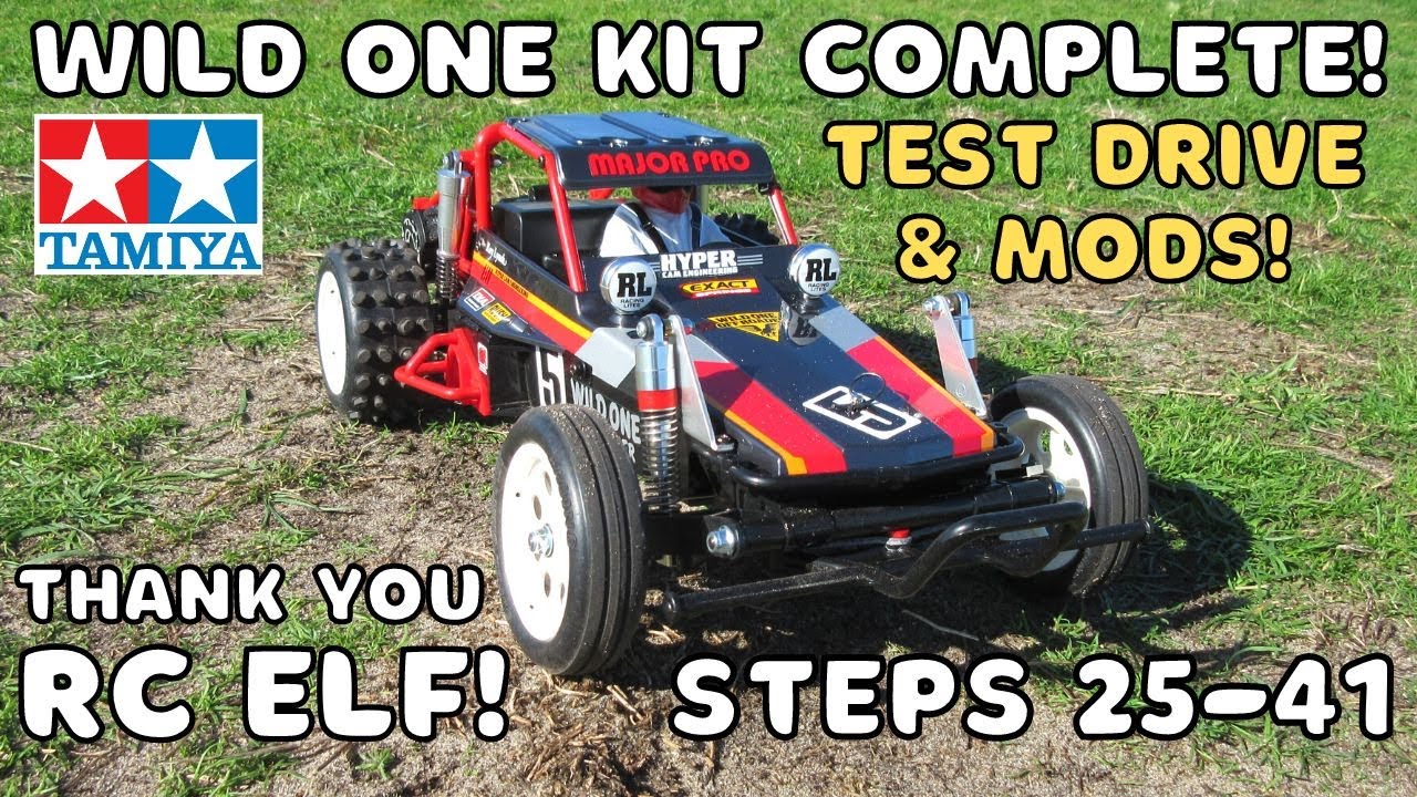 Tamiya Wild One Kit Complete, Test Drive Mods and Tips. Classic 80's RC Buggy Thank You #RCELF