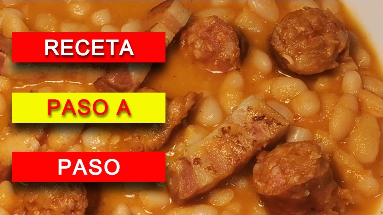 ✅ JUDÍAS BLANCAS CON CHORIZO 🥘 RECETA DE ALUBIAS BLANCAS