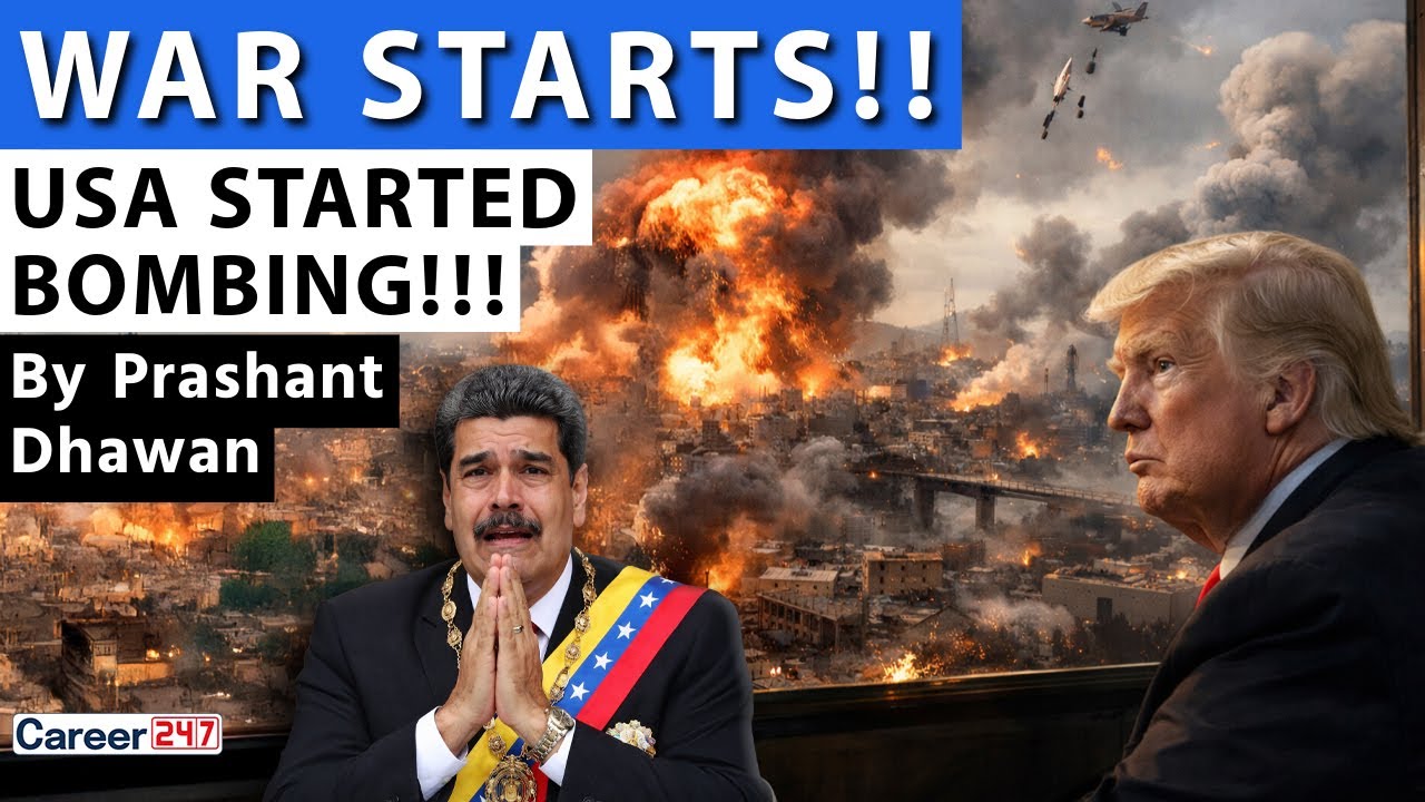 USA STARTS BOMBING VENEZUELA!! Insane Scenes shock the World!! By Prashant Dhawan