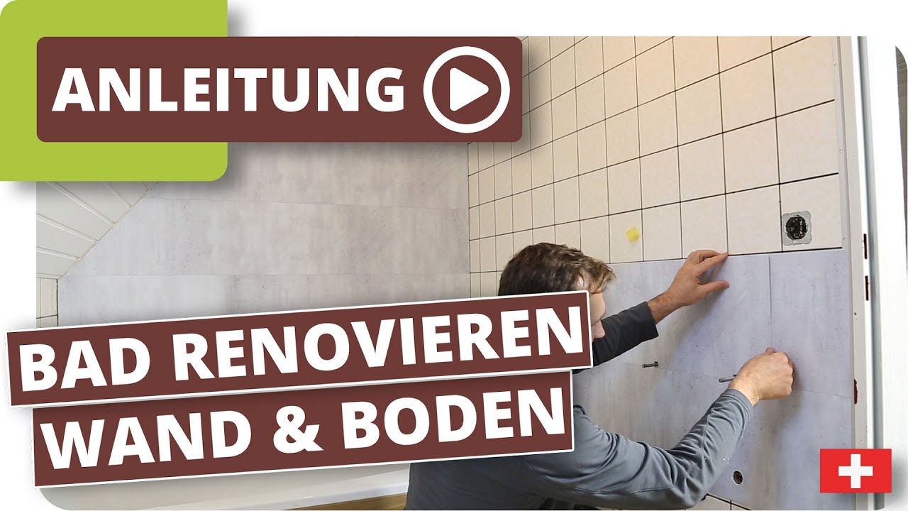 Bad neu gestalten - Boden und Wände im alten Badezimmer renovieren mit planeo