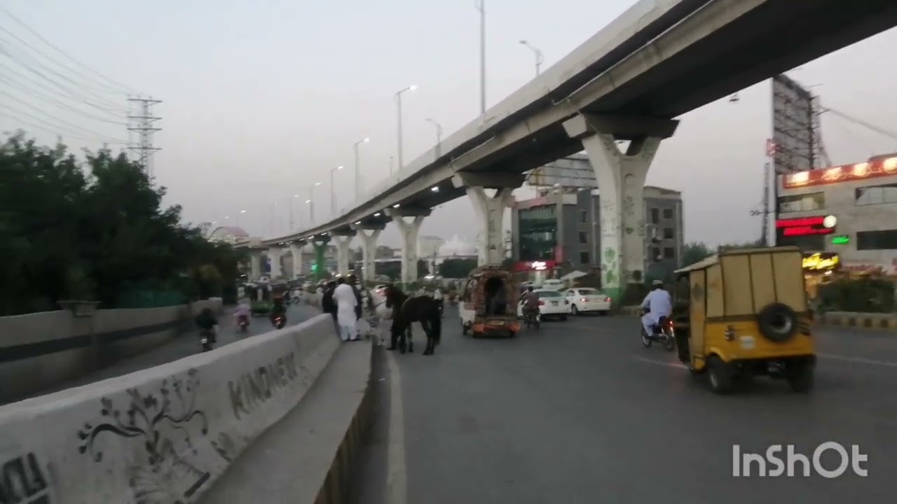 Visited Beautiful Metro Bus Road  Rawalpindi (Pakistan)