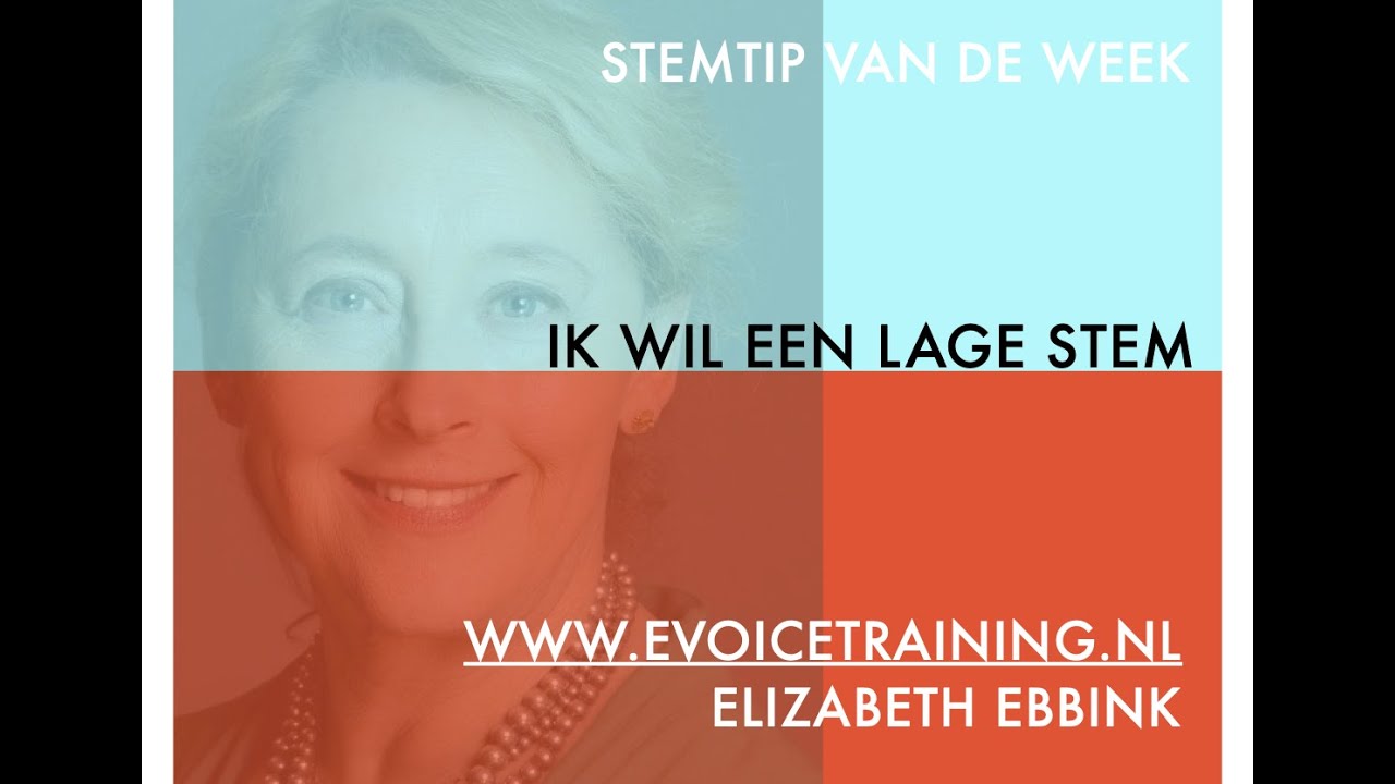 ik wil een lage stem