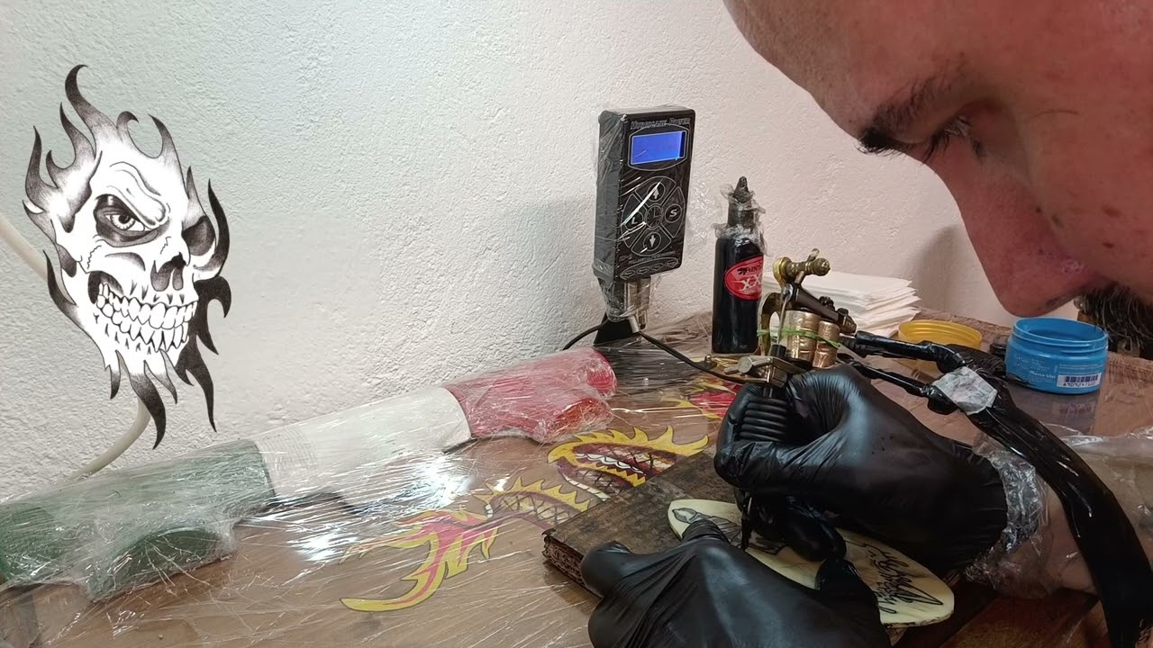 Tattoo Teschio Infilzato Con Spada 💪🏻💀☠️