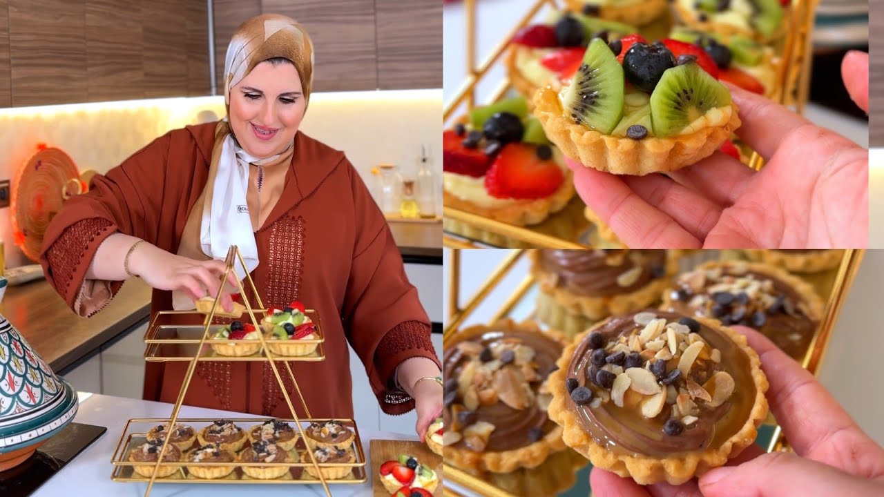 للفطور جبتليك بكريمة وبعجين واحد اقتصاديين ميني تارت من اروع مايكون 