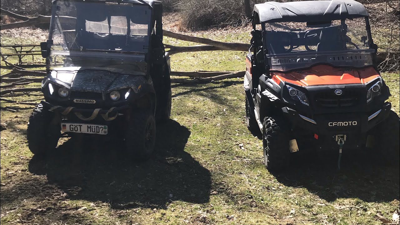 Riding old logging roads / power line ! CFMOTO UFORCE 800 , Massimo TBOSS 500