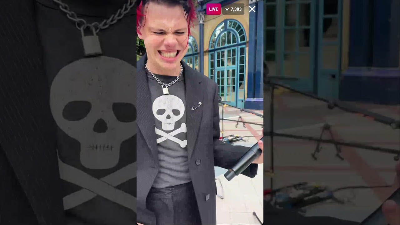 Yungblud Insta Live 26-09-21 at Alexandra Palace