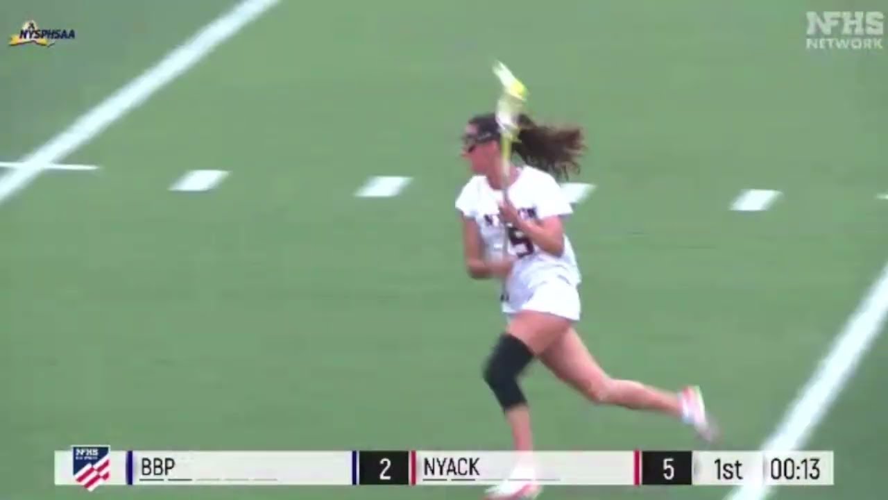 Ryan Hulsebos PxP Girls Lacrosse Highlights - NY Class C QF: Bayport-Blue Point vs Nyack (2025)