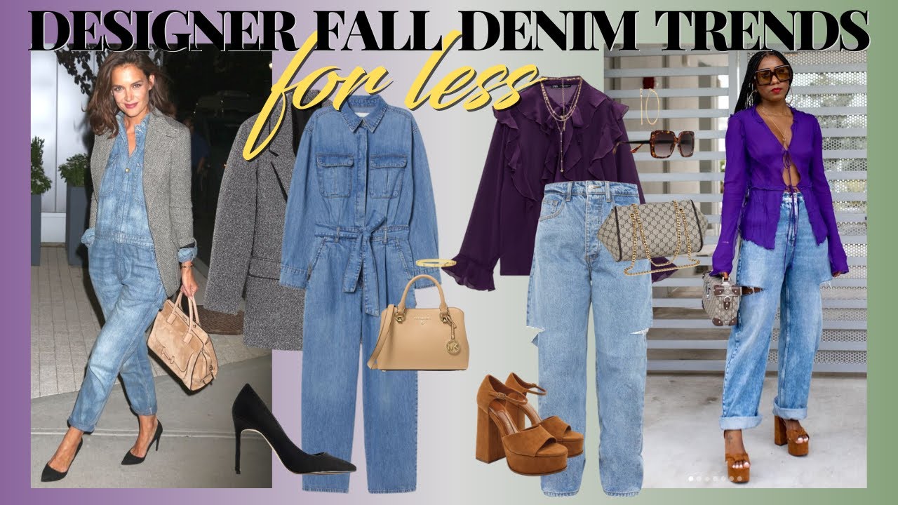 Affordable Designer Fall Denim Trends | Designer Dupes