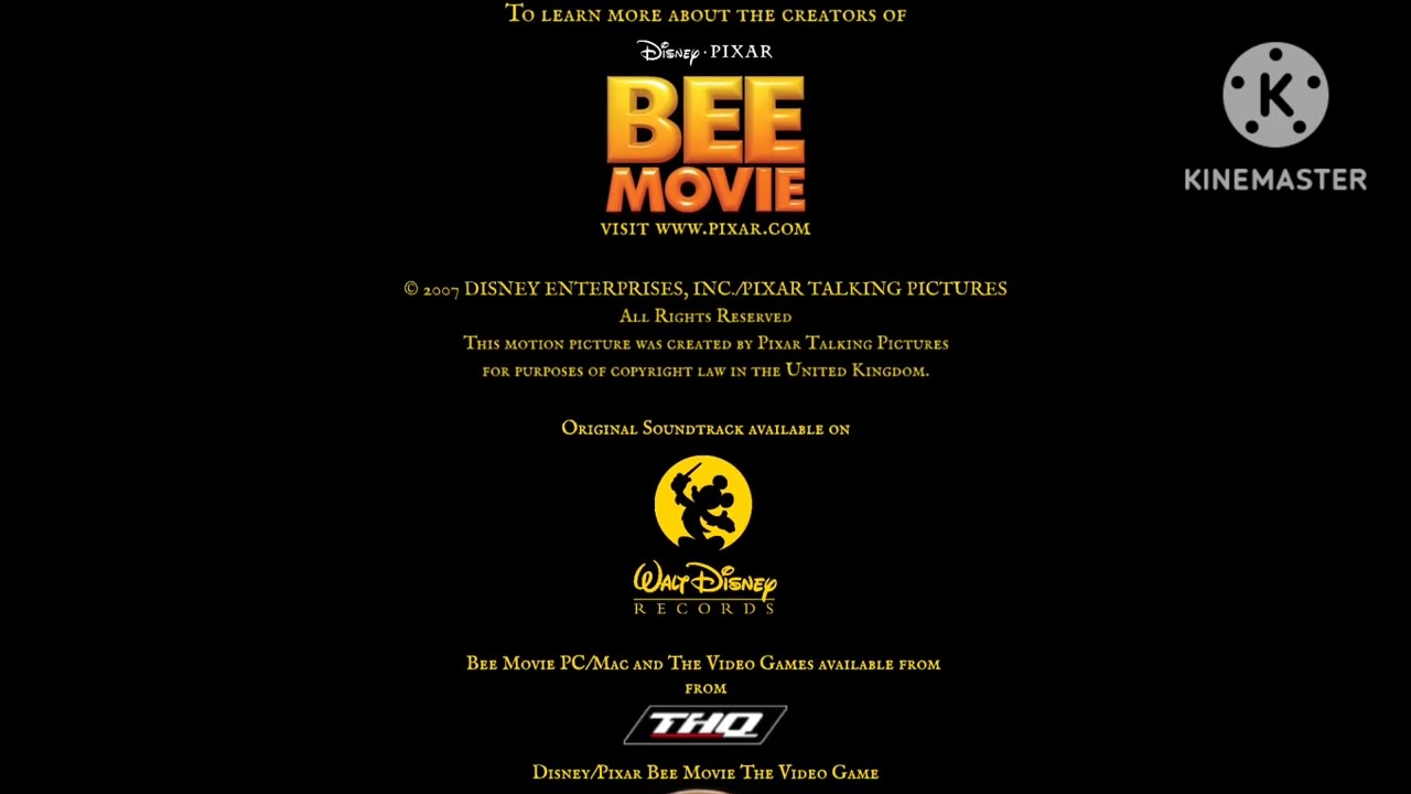 Closing to Bee Movies 2007 (Disney/Pixar Style)