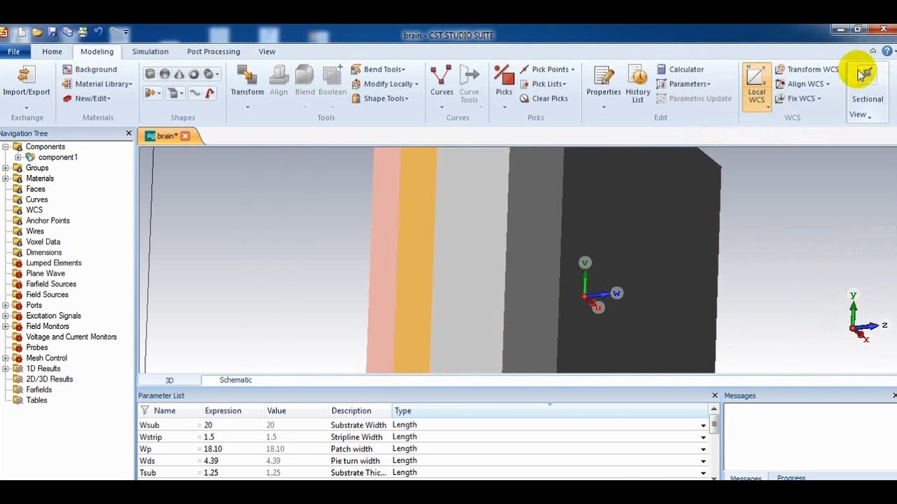 Patch antenna implants in brain tissue |  Head phantom design using cst studio|body phantom