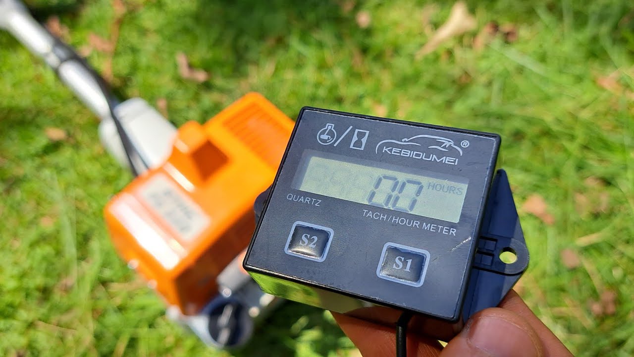 Teste do Tacômetro Horímetro na Roçadeira Stihl  FS 220 FS 160 / Kebidumei