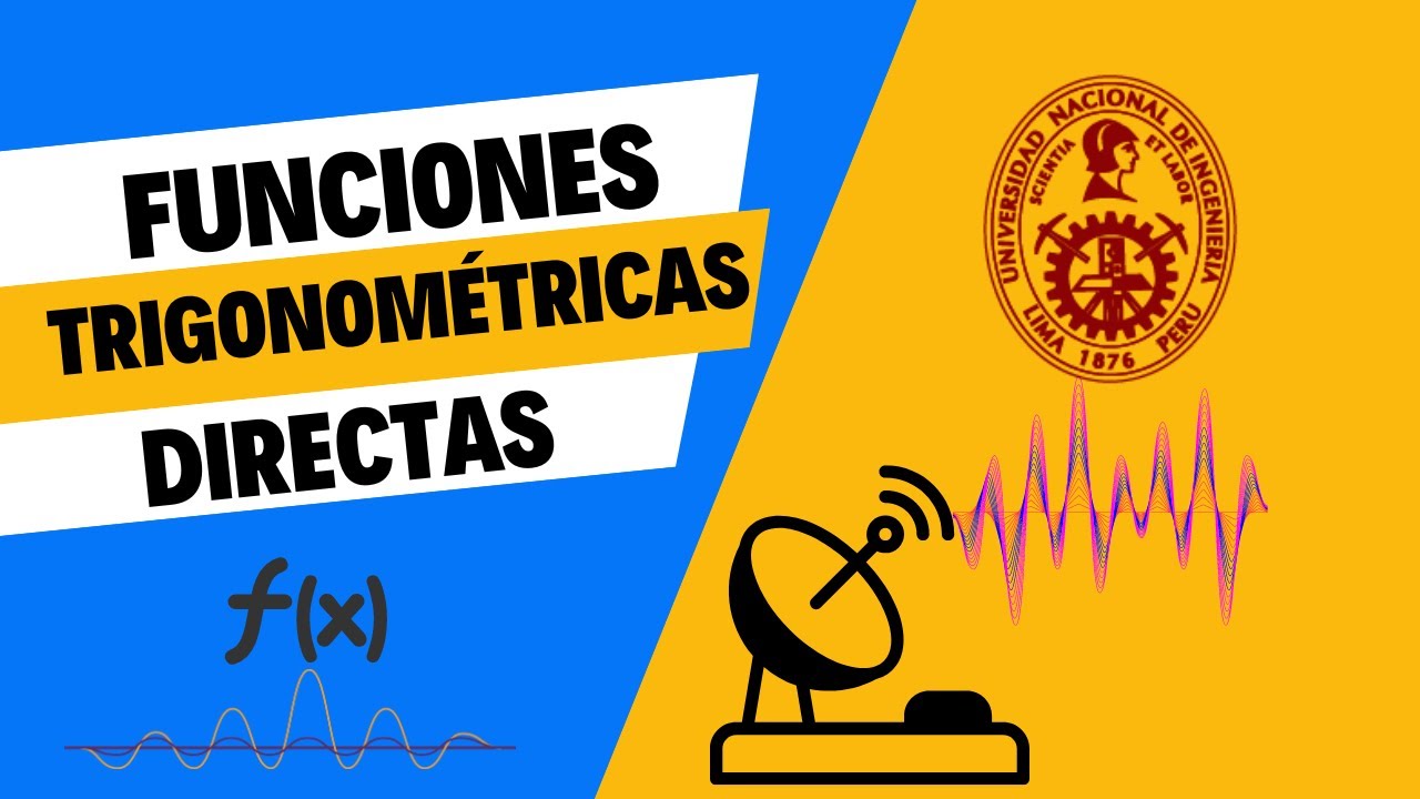 Funciones trigonométricas directas #trigonometria #uni #matematica #algebra  #preuniversitario
