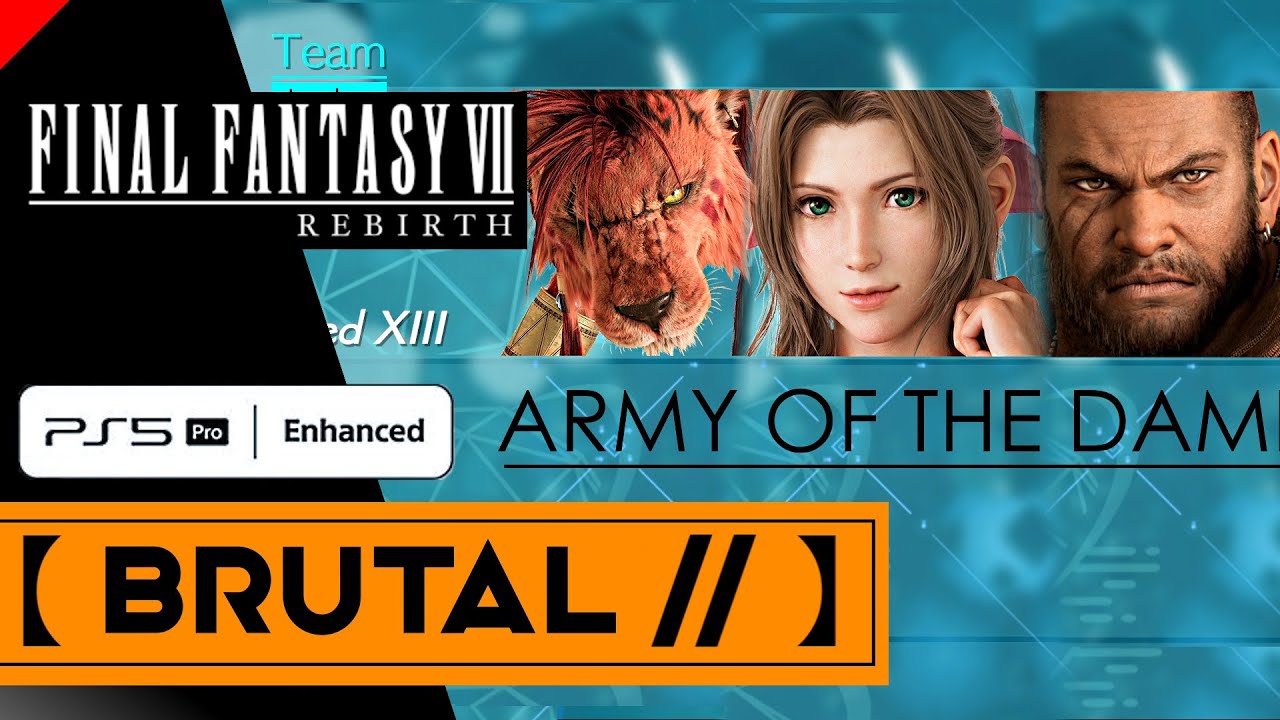 Final Fantasy 7 Rebirth - Army of the Damned (Brutal Combat Challenge Walkthrough) |【XCV//】