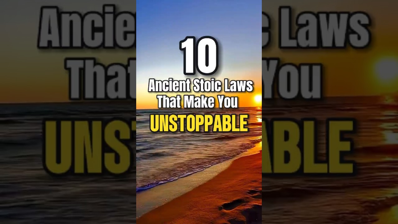 10 Ancient Stoic Laws That Make You Unstoppable|Stoic Wisdom #stoicism#shortvideo