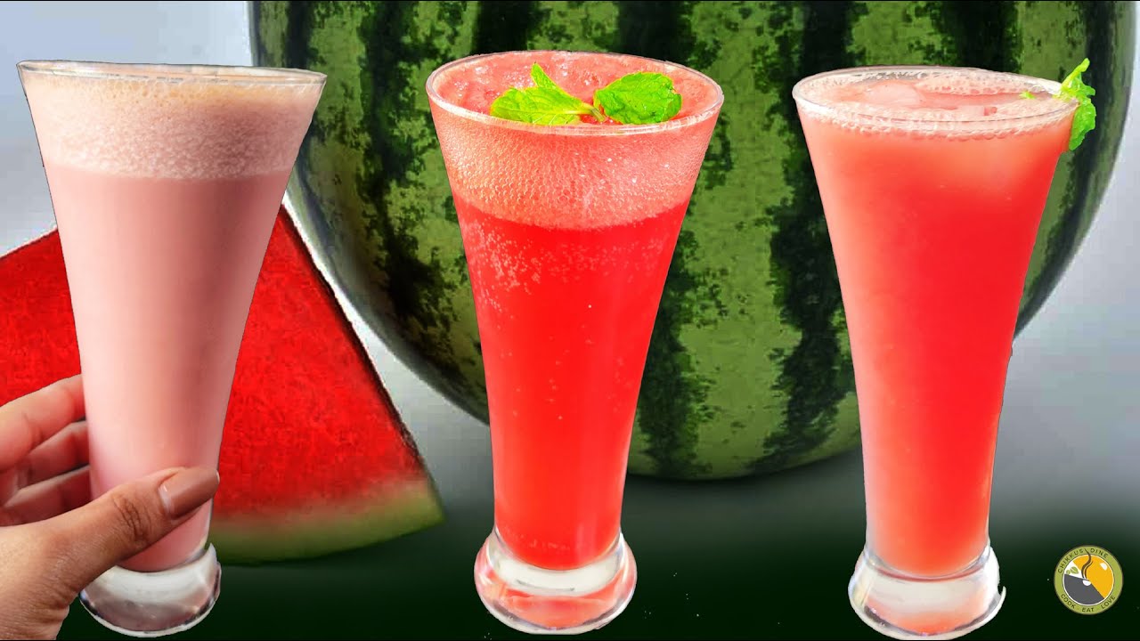 നോമ്പുതുറയ്ക്ക് എളുപ്പത്തിൽ watermelon juice| 3 ways| watermelon juice|summer drink recipes| Ep.#329