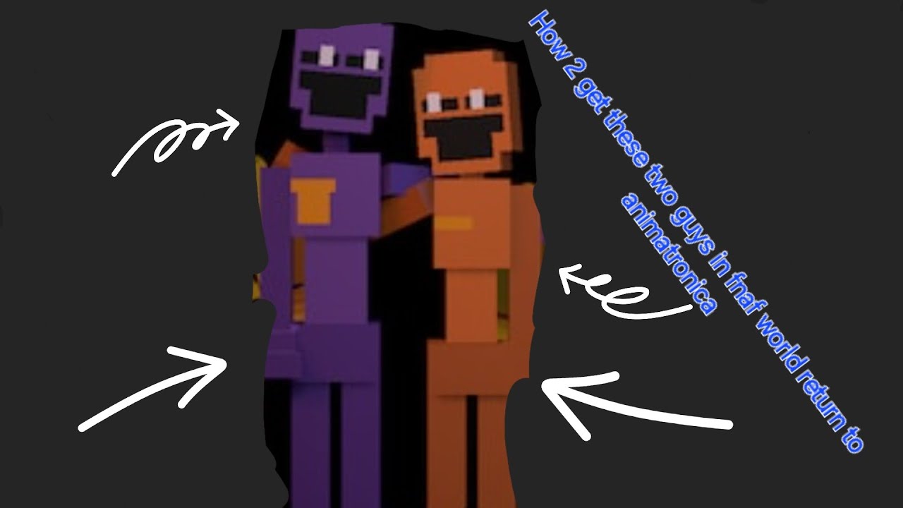 How 2 get the troublemakers in fnaf world return to animatronica! 