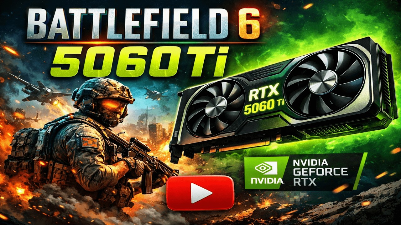 🎮 Battlefield 6 – RTX 5060 Ti + Ryzen 7 5700X | High Settings FPS Test
