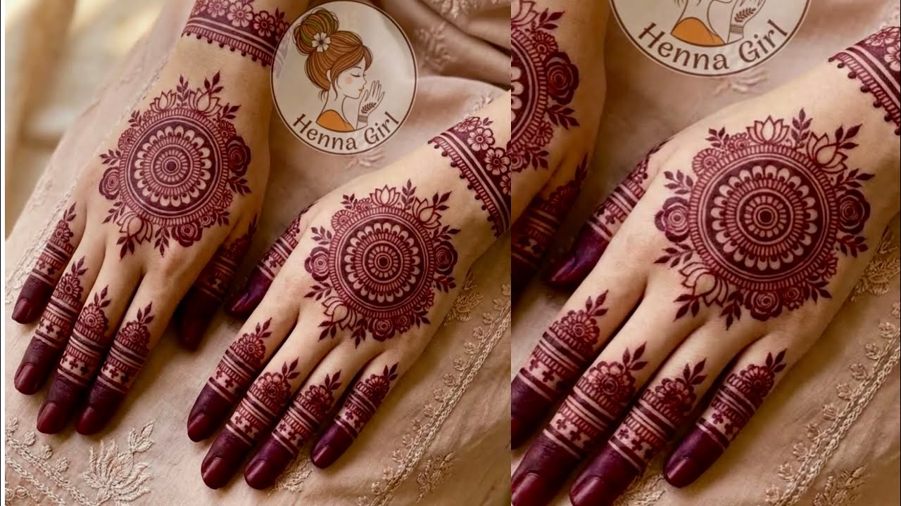 Eid Special Gol Tikki Mehndi Design For Back Hand | Simple Mehndi Design | Henna | Mehndi ka Design 