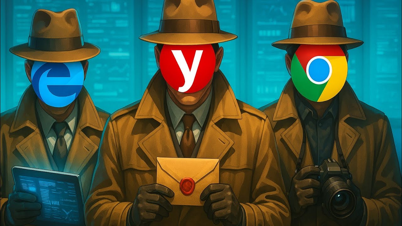 Los navegadores que M&Aacute;S te esp&iacute;an 🔍 Chrome, Edge y Yandex bajo la lupa