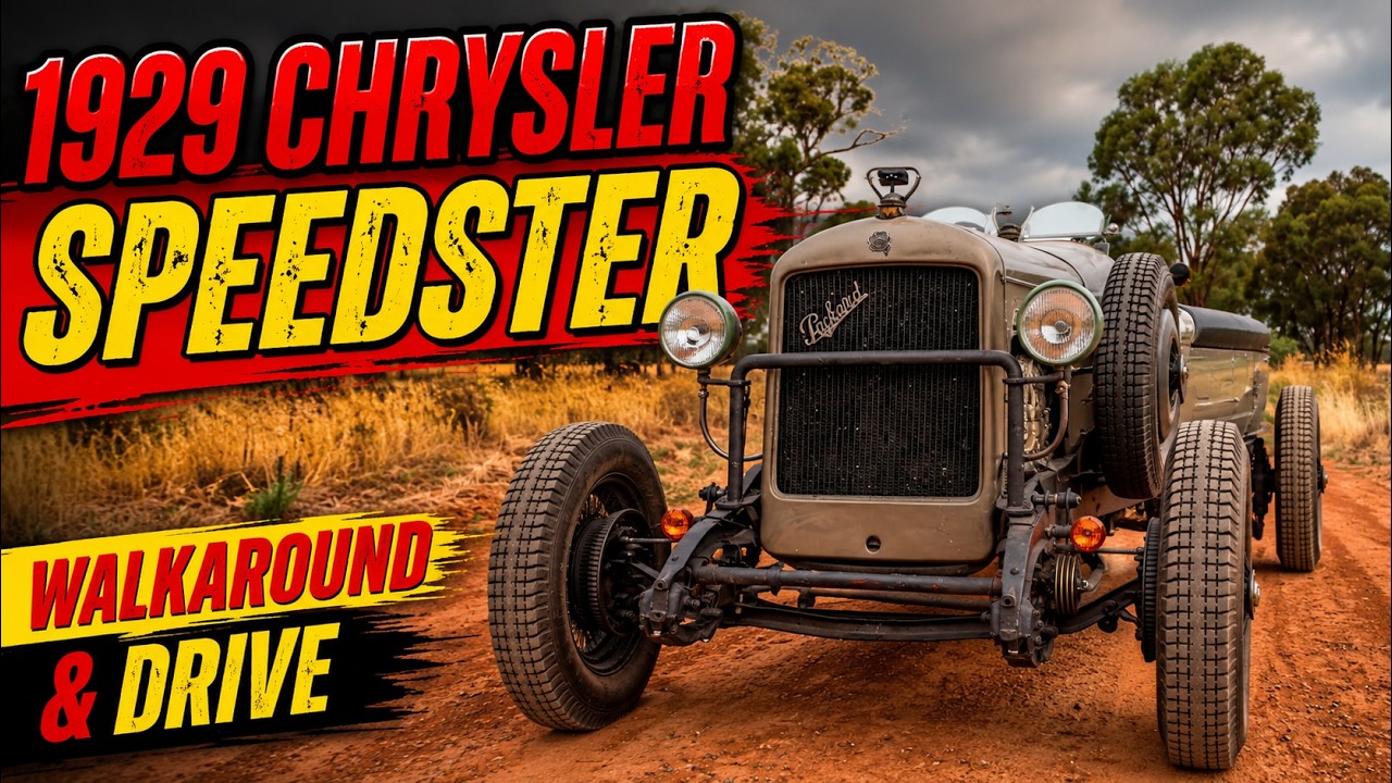 1929 Chrysler Speedster – Handbuilt  Walkaround & Drive