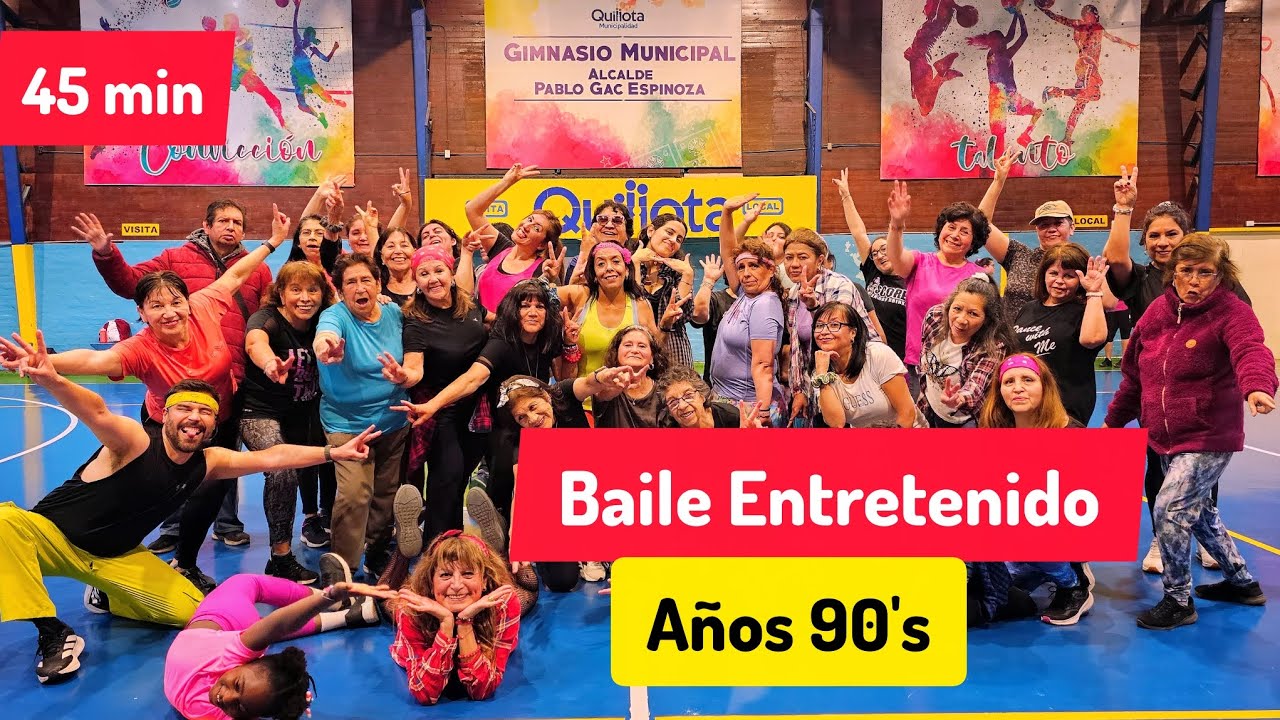 Clase Completa: Baile Entretenido Años 90's 