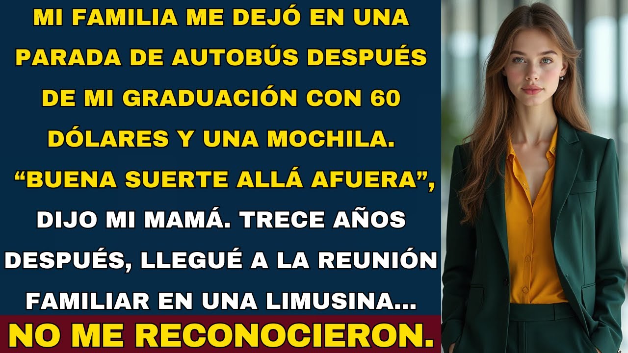 Mis Padres Me Abandonaron Después de la Graduación… Años Después, Me Presenté en Su Reunión Familiar