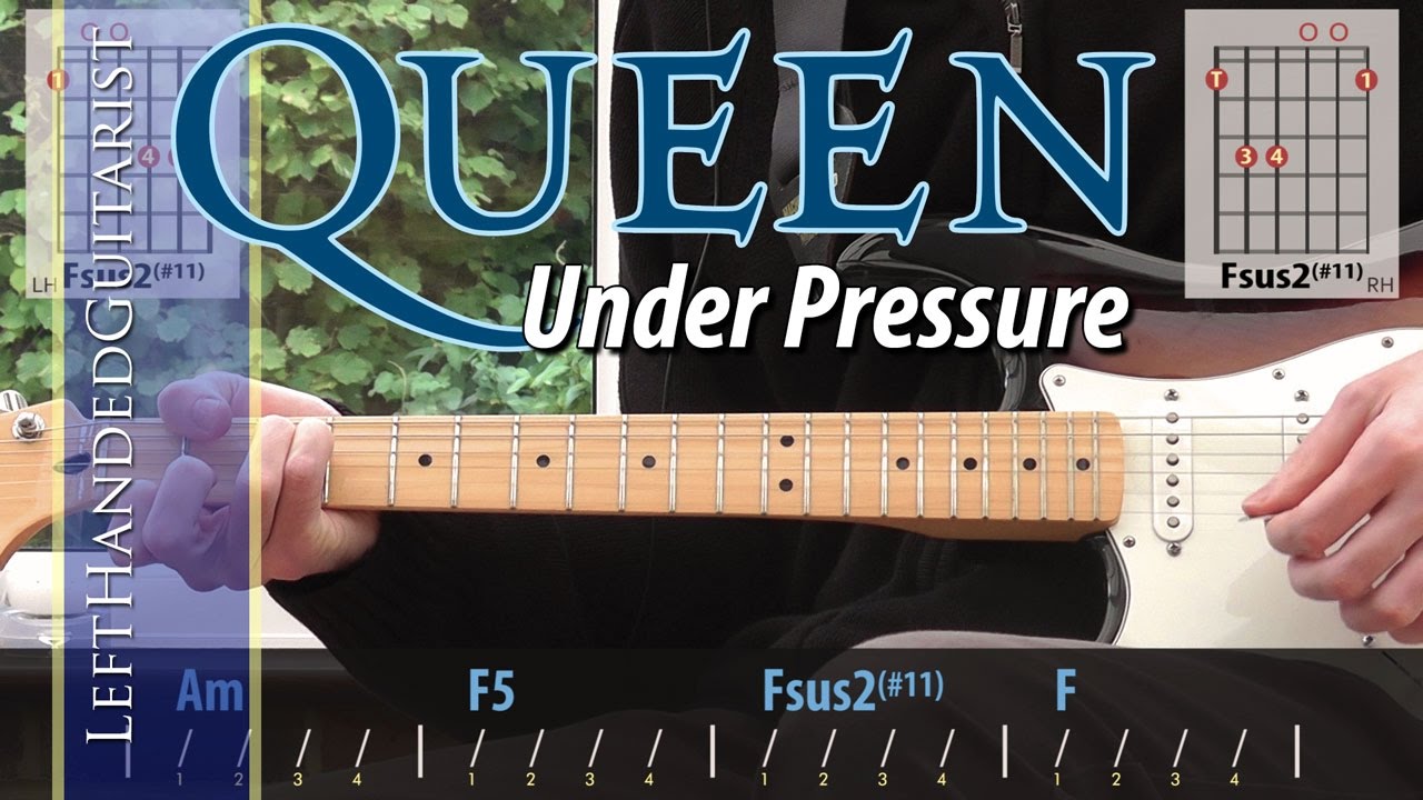 Queen & David Bowie - Under Pressure | guitar lesson