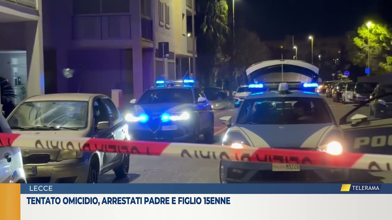 Tentato omicidio, arrestati padre e figlio 15enne