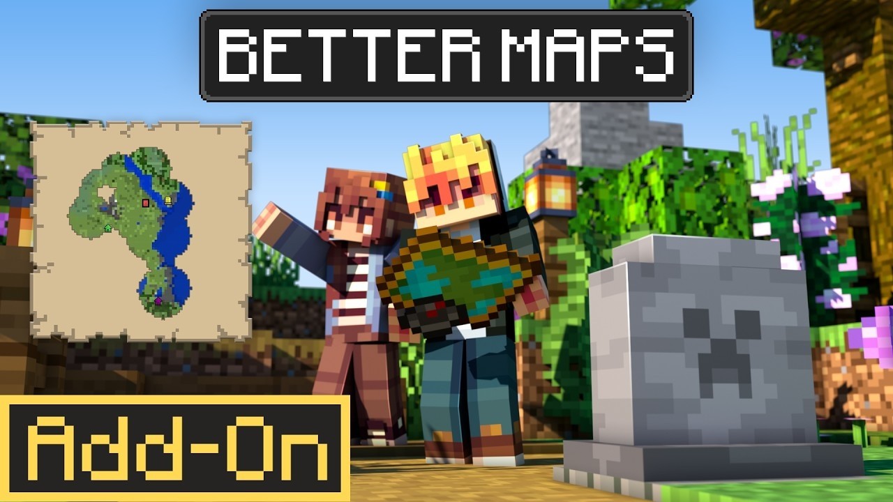 Подробный обзор дополнения &laquo;Мини-карта&raquo; для Minecraft Bedrock Edition!