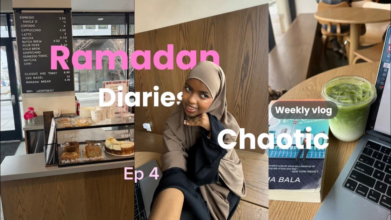 Ramadan Diaries Ep. 4: Studying, Snacking, No Fasting & Chaos | Realistic + Productive Vlog